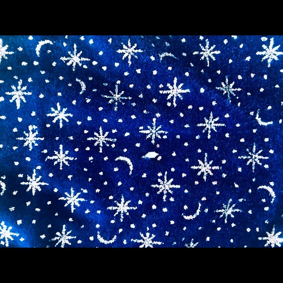 Christmas stocking alternative snowflakes & feathers multifunction accessory bag - Picture 3 of 9